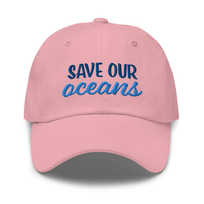 Save Our Oceans Dad Hat by Tropical Seas Clothing