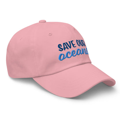 Save Our Oceans Dad Hat by Tropical Seas Clothing