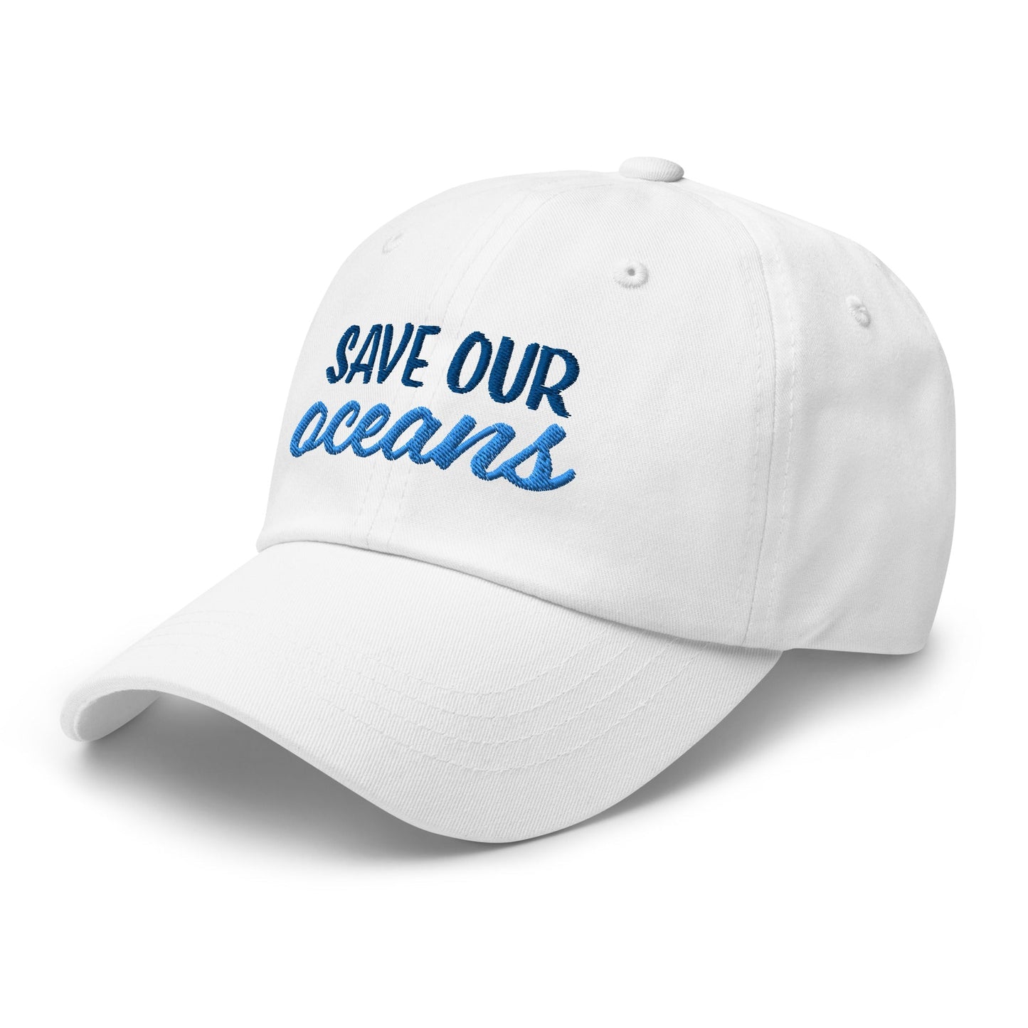 Save Our Oceans Dad Hat by Tropical Seas Clothing