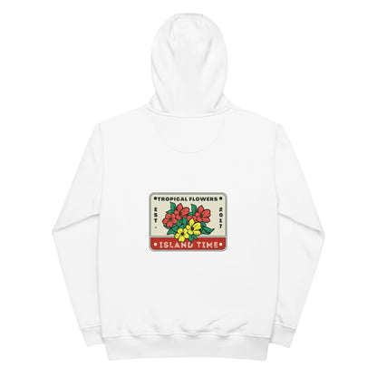 Tropical flowers hoodie by Tropical Seas Clothing