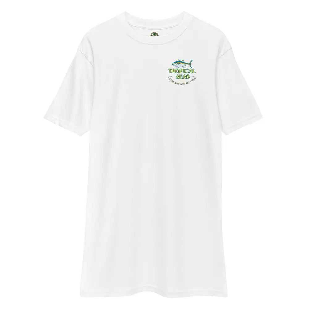 Save Gas and Jig Tuna T-shirt by Tropical Seas Clothing