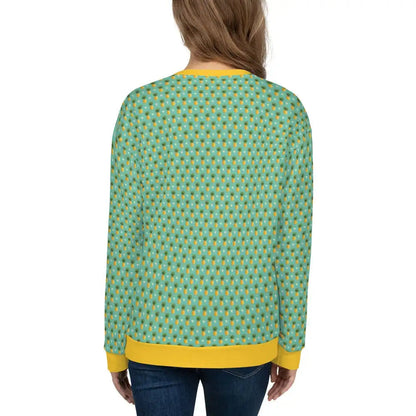 Women's Tropical Pineapple Print Sweatshirt by Tropical Seas Clothing