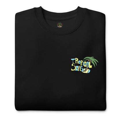 Premium Cartoon Island Sweatshirt by Tropical Seas Clothing