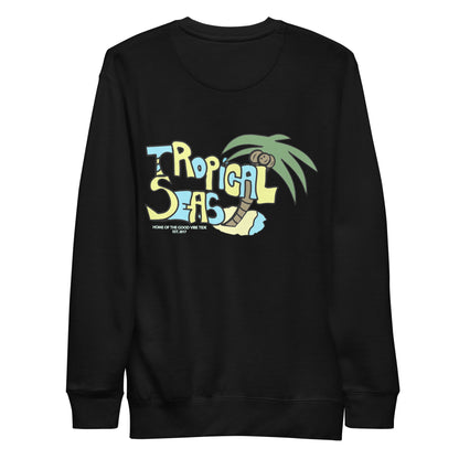 Premium Cartoon Island Sweatshirt by Tropical Seas Clothing