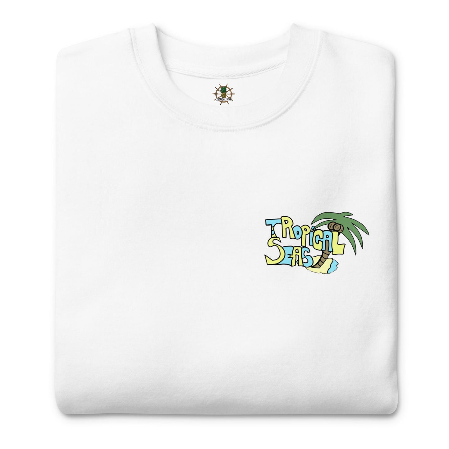 Premium Cartoon Island Sweatshirt by Tropical Seas Clothing