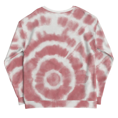 Red Tie-Dye Vibe Tropical Sweatshirt by Tropical Seas Clothing