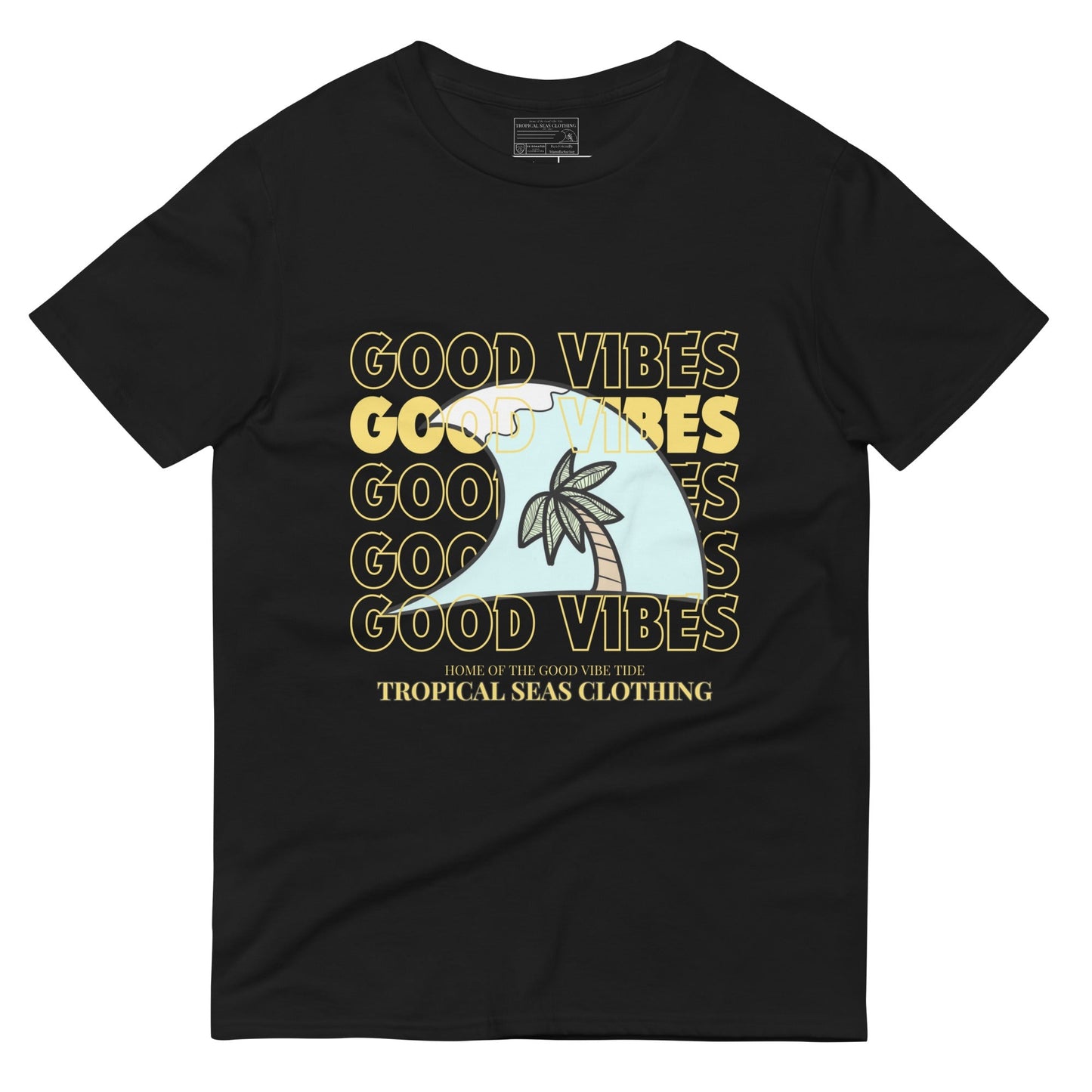 Tropical Seas "Good Vibes" Short-Sleeve T-Shirt by Tropical Seas Clothing