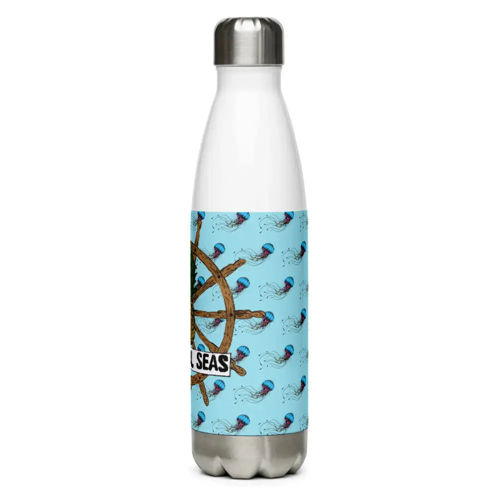 Tropical Seas Jellyfish Stainless Steel Water Bottle by Tropical Seas Clothing