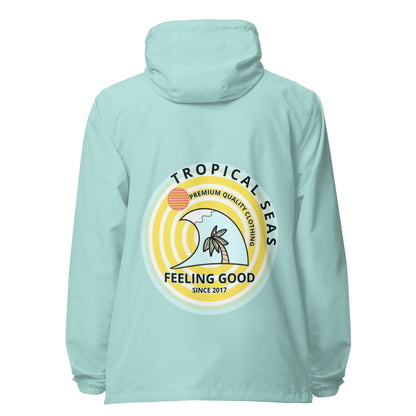 Women's Lightweight Zip Up Dreamland Windbreaker by Tropical Seas Clothing