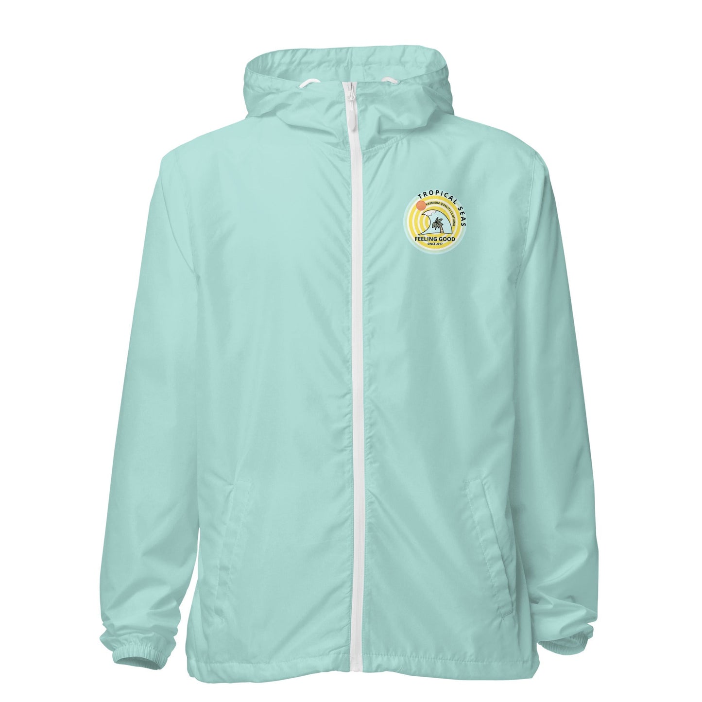 Women's Lightweight Zip Up Dreamland Windbreaker by Tropical Seas Clothing