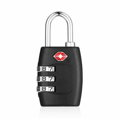 TSA Approve Luggage Travel Suitcase Bag Lock [3 Digit Combination] Padlock Reset by Plugsus Home Furniture