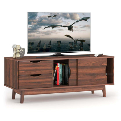 TV Stand Storage with Storage & Doors  for TV up to 60" by Plugsus Home Furniture