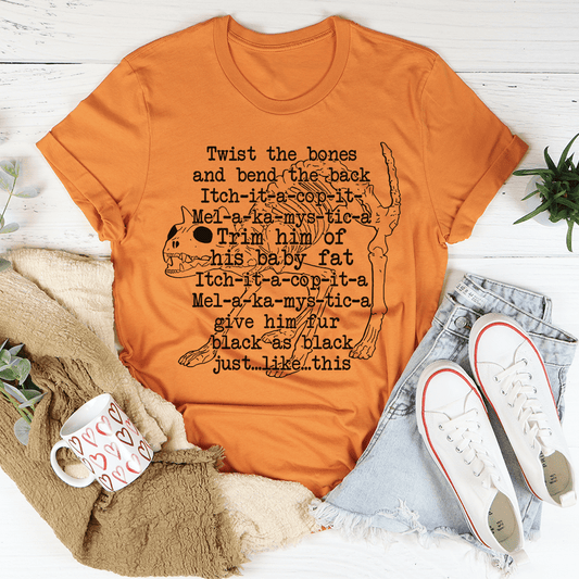 Twist The Bones And Bend The Back Tee by shopmerchmallow