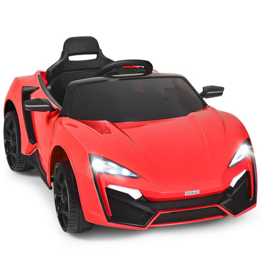 12V 2.4G RC Electric Vehicle with Lights-Red by VYSN