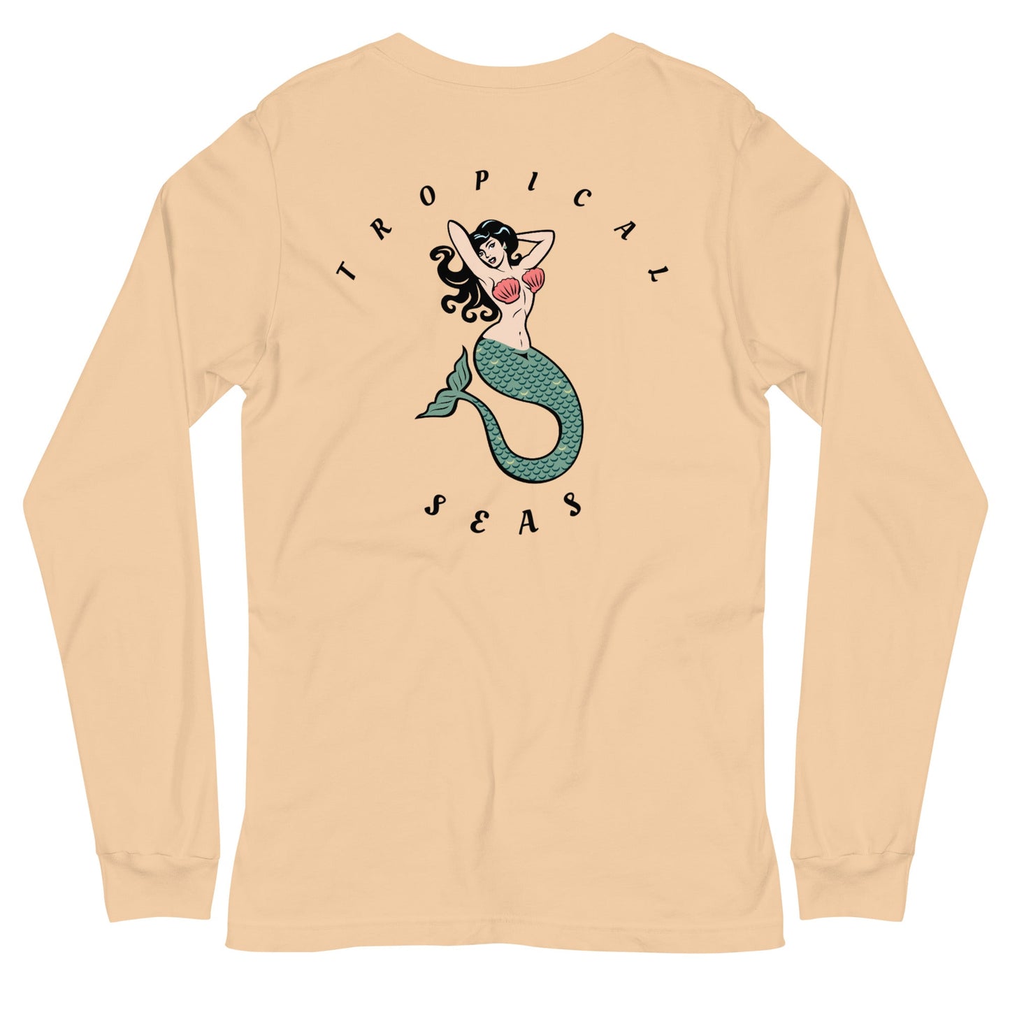 Tropical Mermaid Long Sleeve Shirt by Tropical Seas Clothing