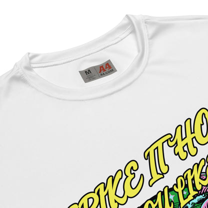 Spike It How You Like It Performance Pelican T-shirt by Tropical Seas Clothing