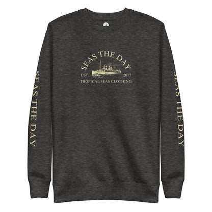 Seas The Day Ship Premium Sweatshirt by Tropical Seas Clothing