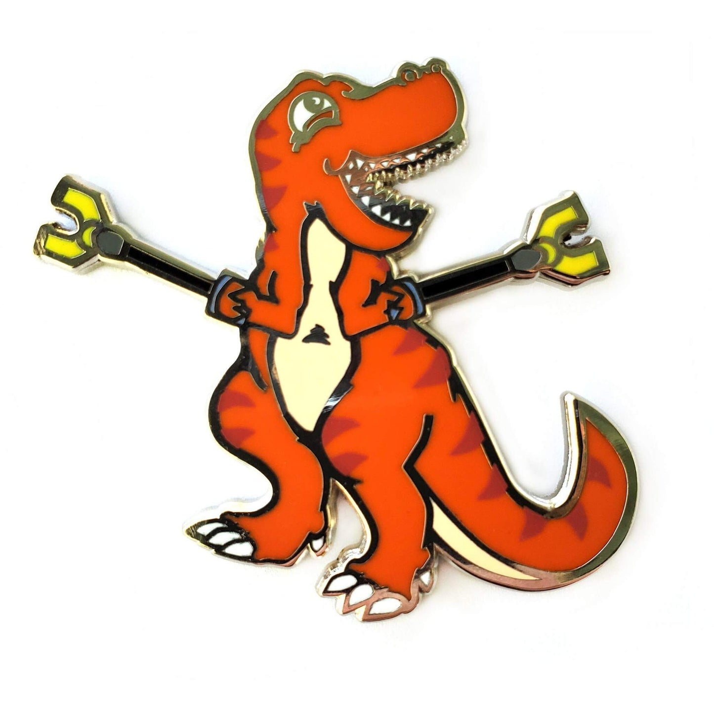 Unstoppable T-Rex Pin by Kolorspun