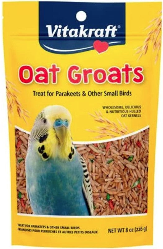 Vitakraft Parakeet Oat Groats: Nutritious Small & Medium Bird Treat by Dog Hugs Cat