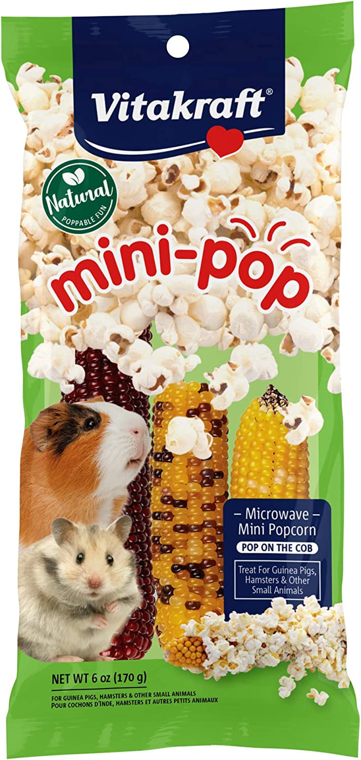 Vitakraft Mini-Pop Indian Corn Treats: All-Natural Popcorn Fun for Small Animals by Dog Hugs Cat