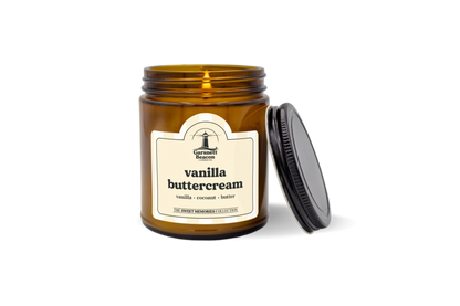 Vanilla Buttercream Candle - Vanilla, Icing, Butter Scent by Garsnett Beacon Candle Co.