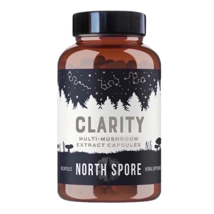 North Spore Organic ‘Clarity’ Multi-Mushroom Capsules by Farm2Me