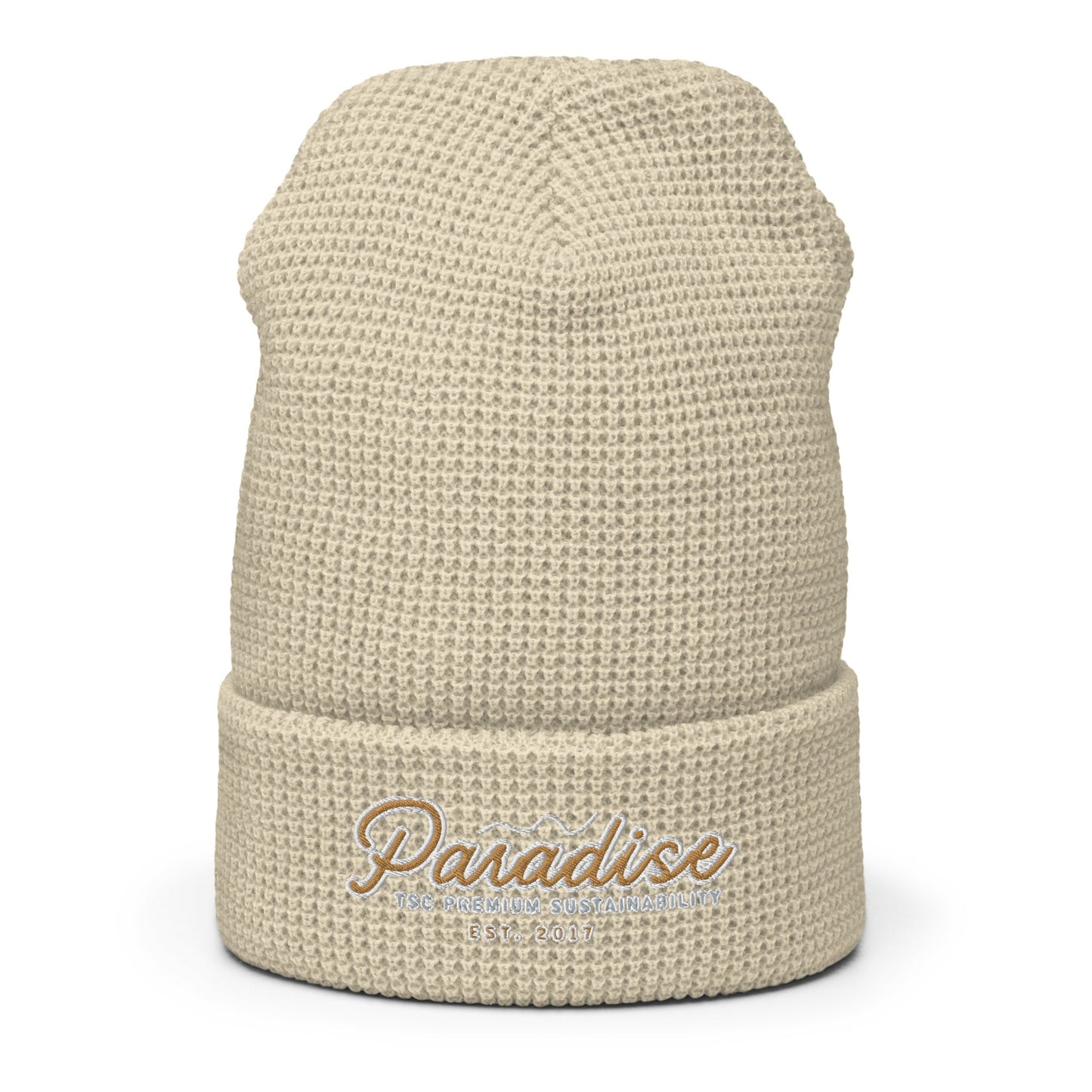 Premium Paradise Waffle Beanie by Tropical Seas Clothing