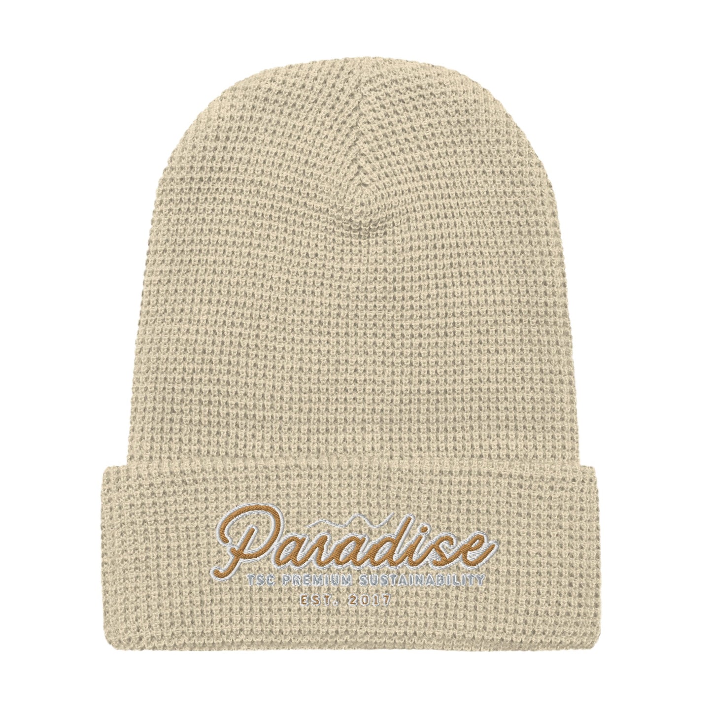 Premium Paradise Waffle Beanie by Tropical Seas Clothing