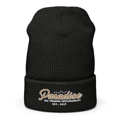 Premium Paradise Waffle Beanie by Tropical Seas Clothing