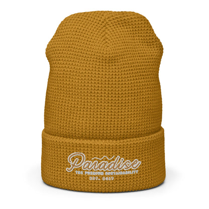 Premium Paradise Waffle Beanie by Tropical Seas Clothing