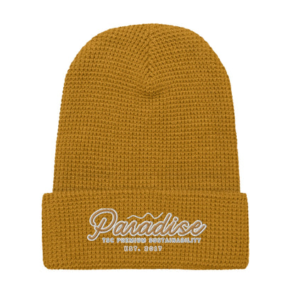 Premium Paradise Waffle Beanie by Tropical Seas Clothing