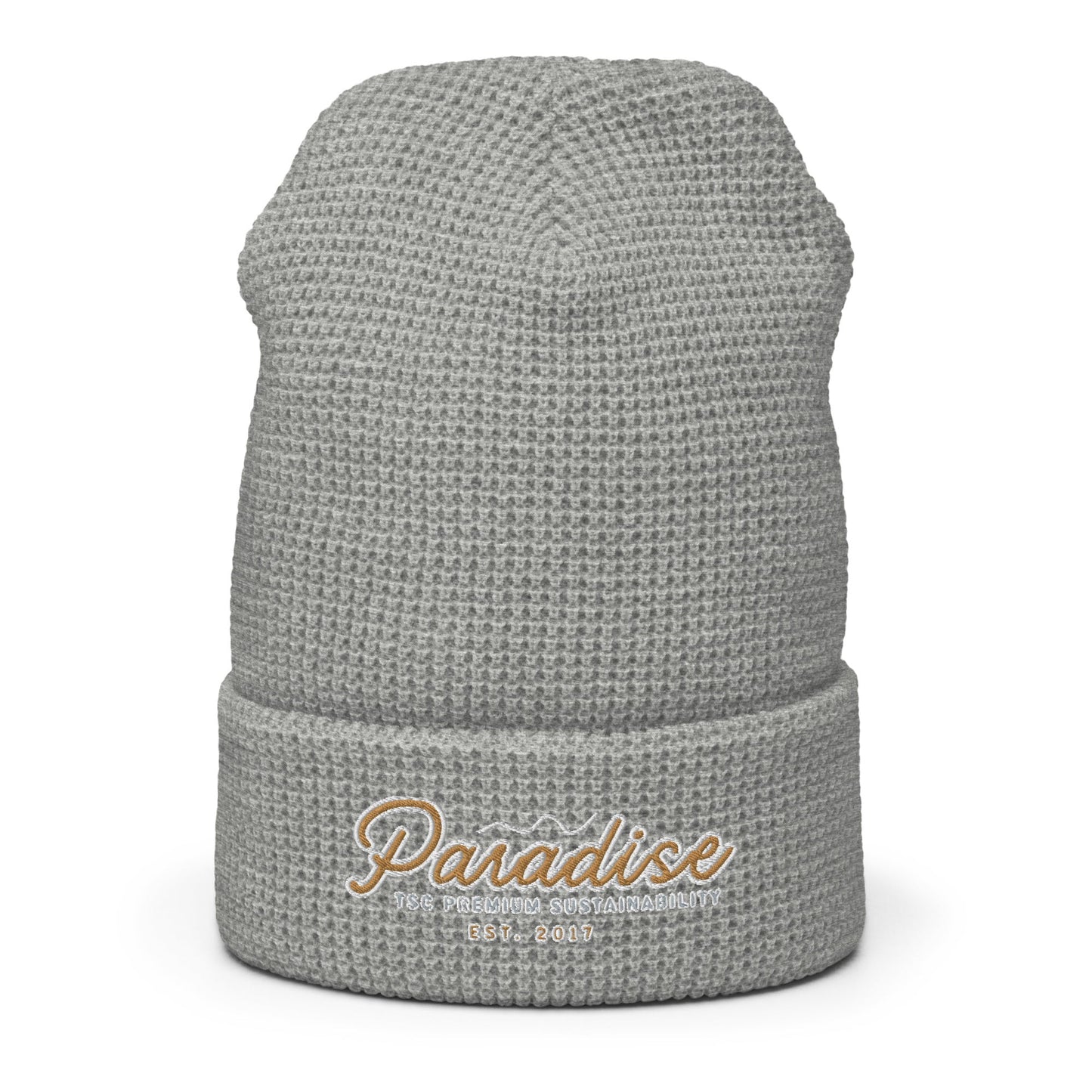 Premium Paradise Waffle Beanie by Tropical Seas Clothing