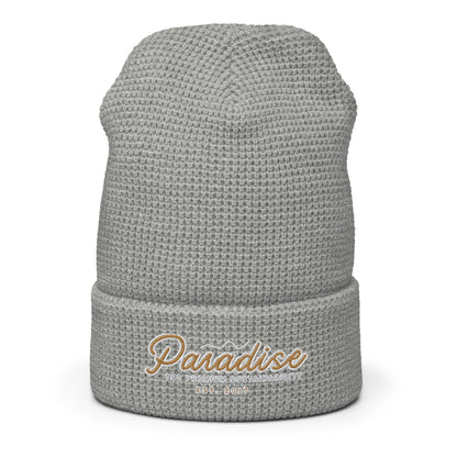 Premium Paradise Waffle Beanie by Tropical Seas Clothing