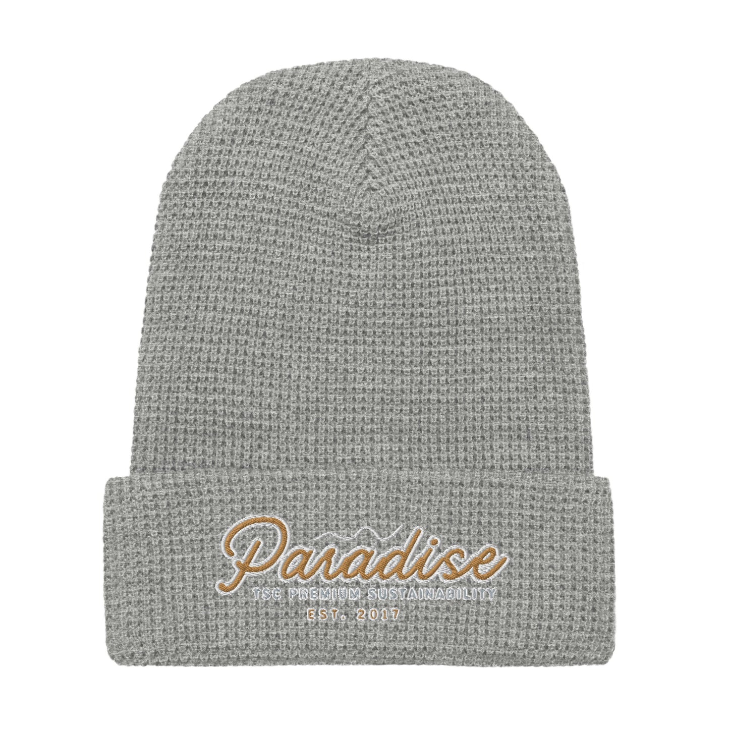 Premium Paradise Waffle Beanie by Tropical Seas Clothing