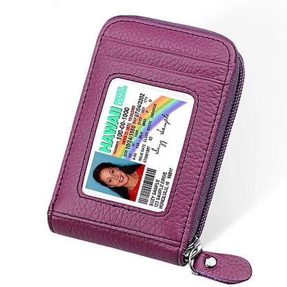 Zip Vault RFID Blocker Card Holder And Wallet by VistaShops