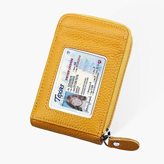 Zip Vault RFID Blocker Card Holder And Wallet by VistaShops