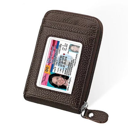 Zip Vault RFID Blocker Card Holder And Wallet by VistaShops