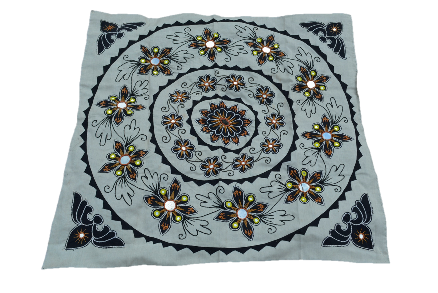 OMSutra Mandala Applique Boho Tapestry for Wall Decor by OMSutra