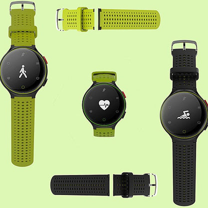 Smart Fit Sporty Waterproof Watch W/ Active Heart Rate and Blood Pressure Monitor by VistaShops