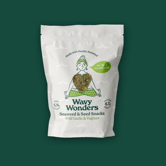 Wavy Wonders’ Wild Garlic & Yogurt bags - 14 bags by Farm2Me