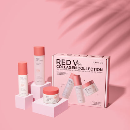 Red Vegan Collagen 3-Step Set by LAPCOS