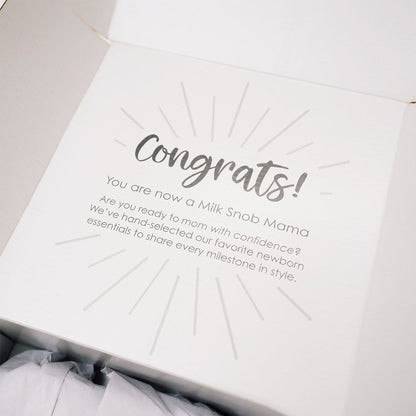 STRAWBERRY FIELDS WELCOME BABY GIFT BOX by Milk Snob