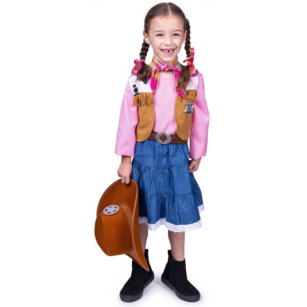 Western Cowgirl Costume - Kids by Dress Up America