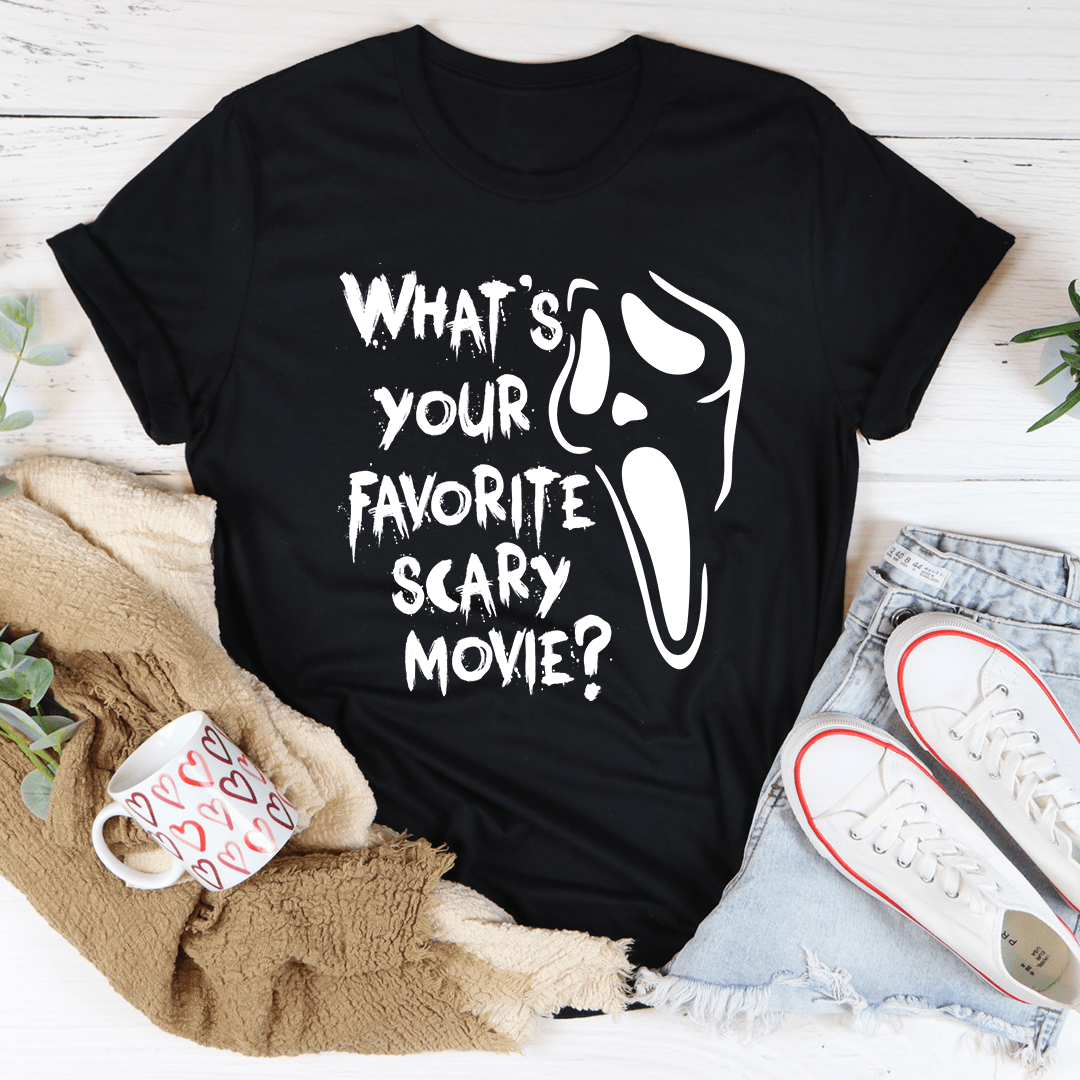 What's Your Favorite Scary Movie Tee by shopmerchmallow