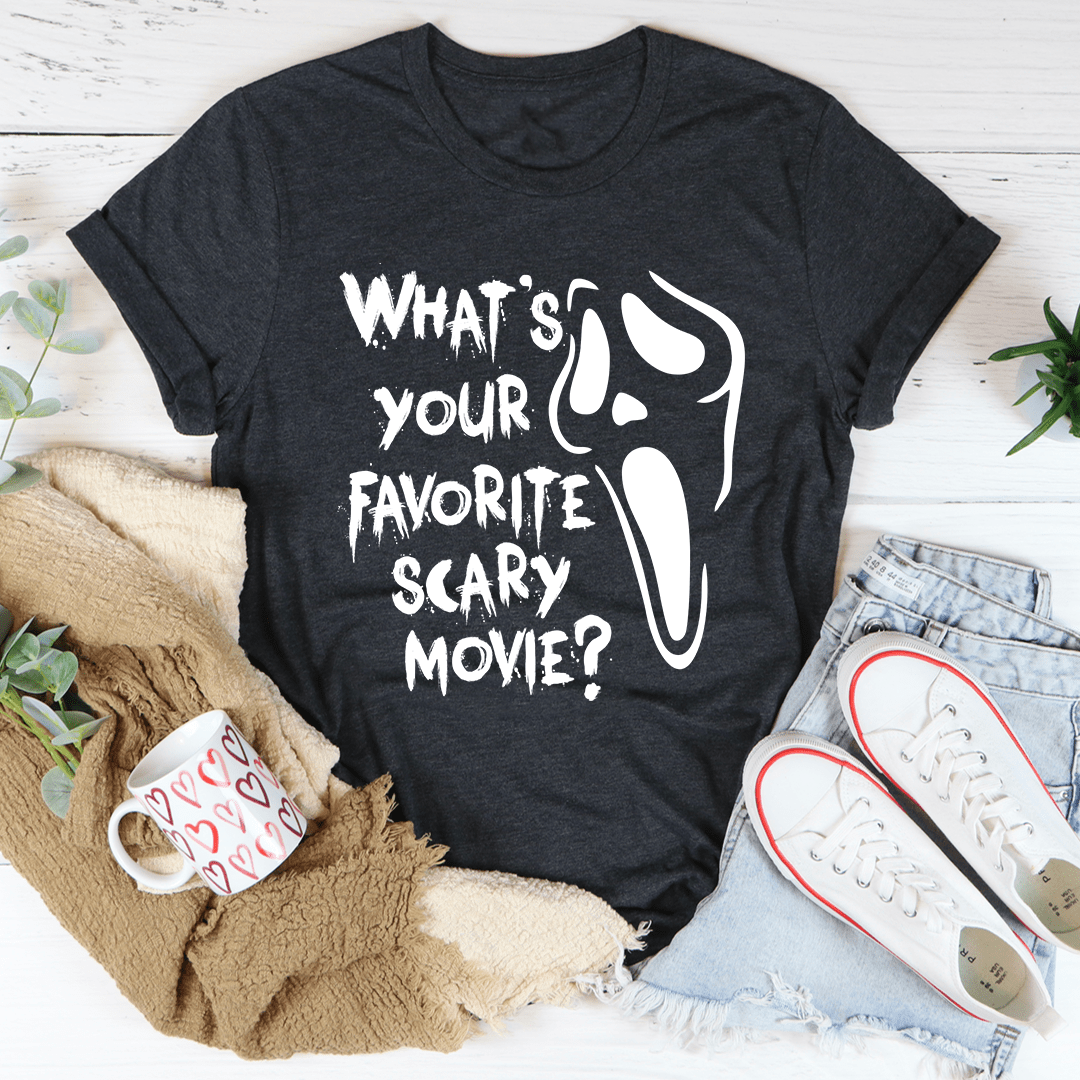 What's Your Favorite Scary Movie Tee by shopmerchmallow