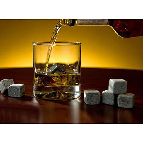 Whiskey on THE ROCKS - Pure Soapstone Rocks set of 9 by VistaShops