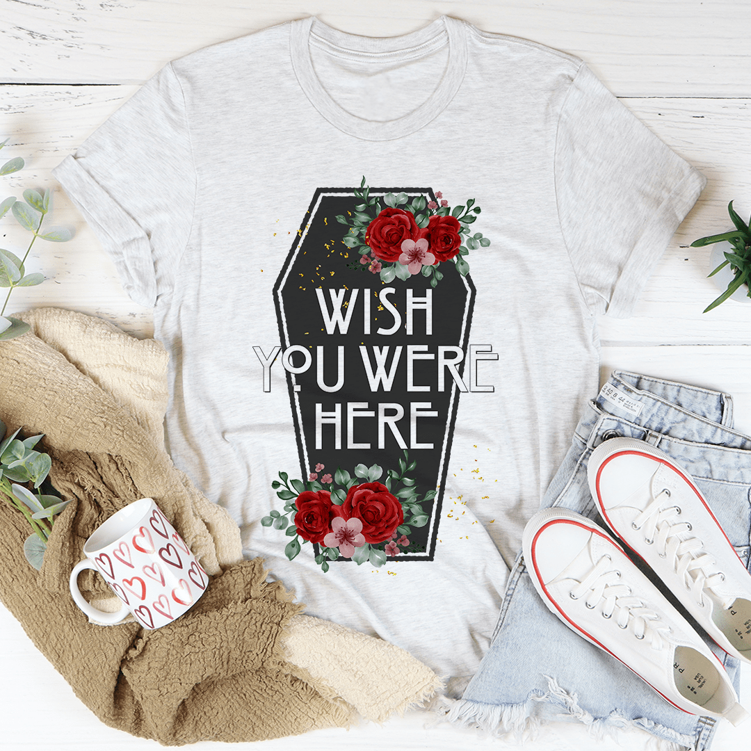 Wish You Were Here Coffin Tee by shopmerchmallow