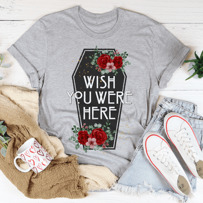 Wish You Were Here Coffin Tee by shopmerchmallow