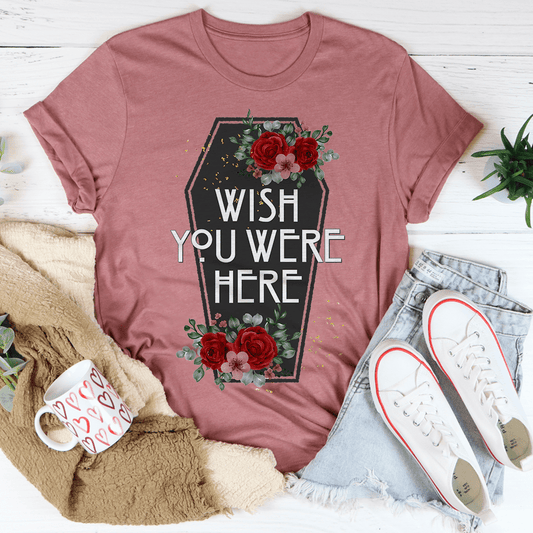 Wish You Were Here Coffin Tee by shopmerchmallow