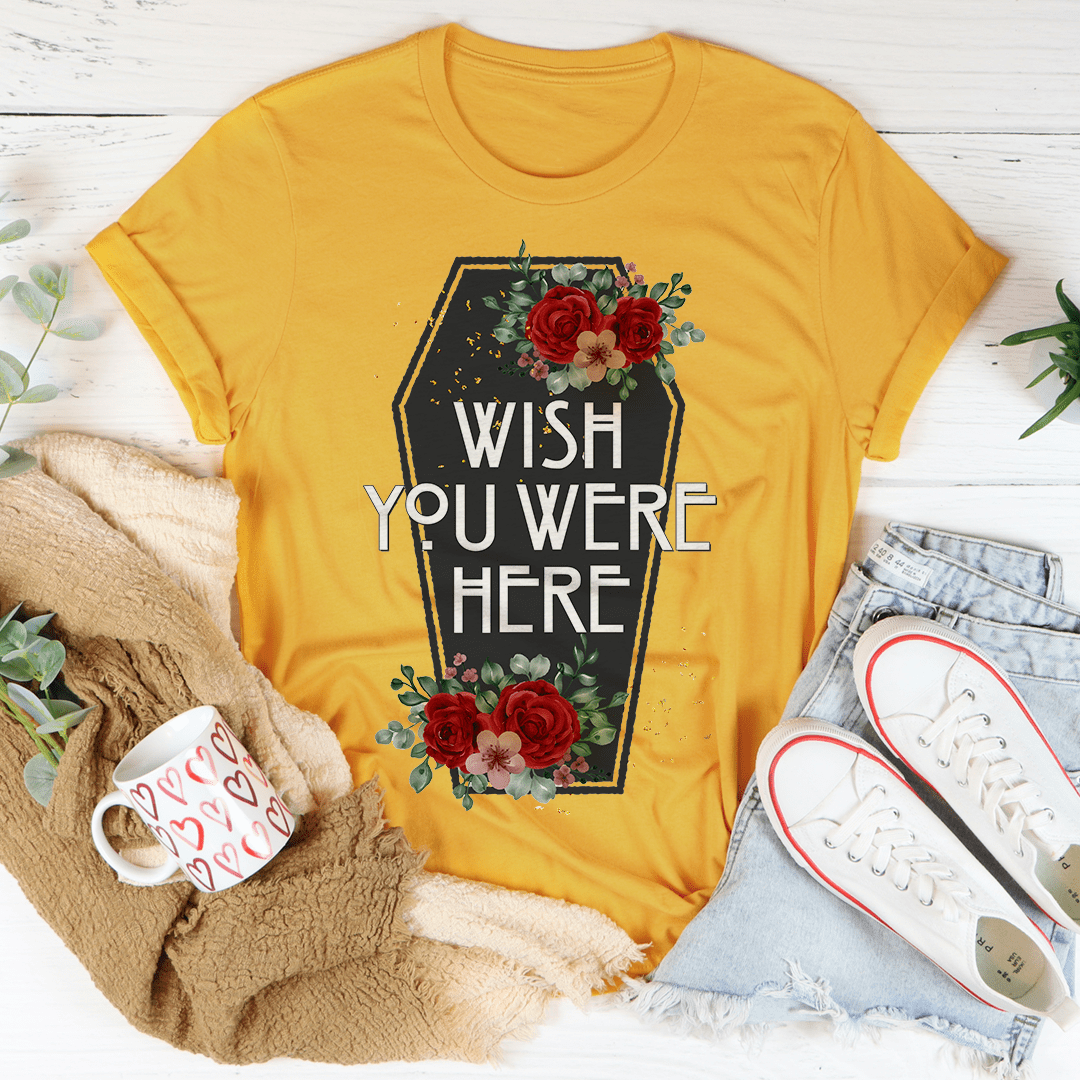 Wish You Were Here Coffin Tee by shopmerchmallow